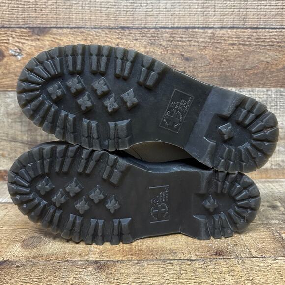 Dr. Martens Devon Heart Leather Platform Ankle Boots Booties White Size 7 - Picture 10 of 13